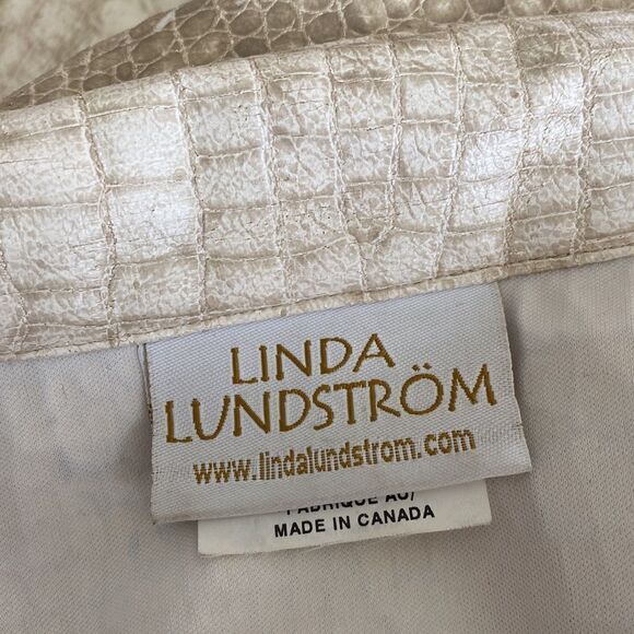 Vintage Linda Lundstrom 1980’s Snakeskin Maxi Trench Coat - Picture 11 of 13